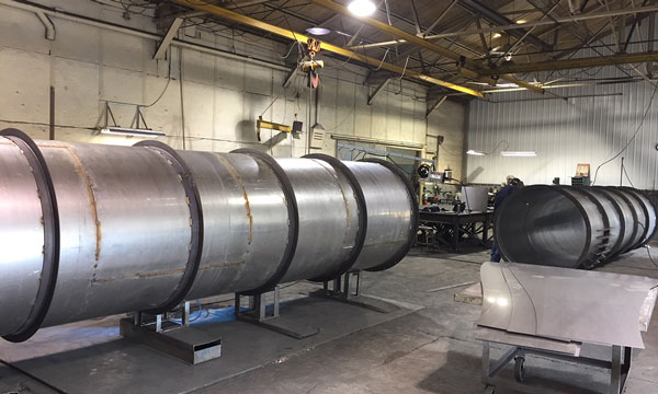 Duct-Work in Fabrication Phase